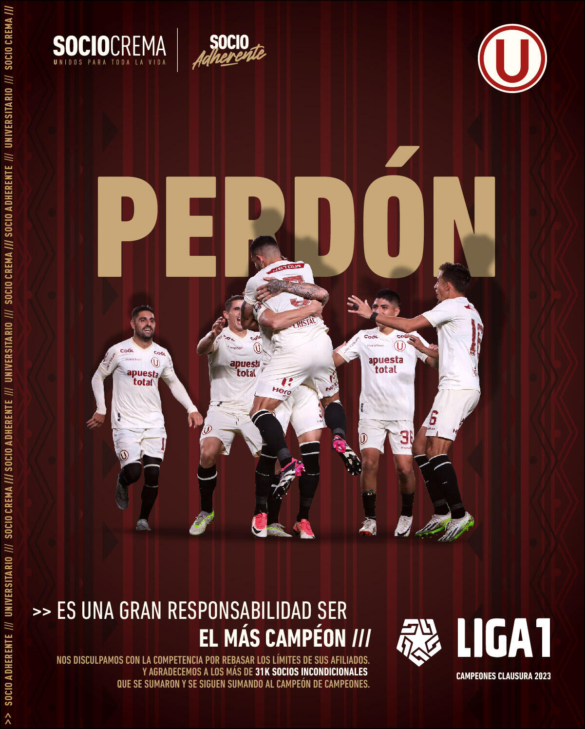Universitario Campeón Clausura